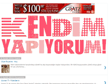 Tablet Screenshot of kendimyapiyorum.com